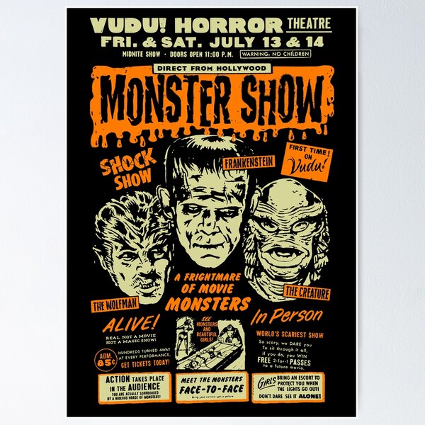 Block poster Monsters - Yoors