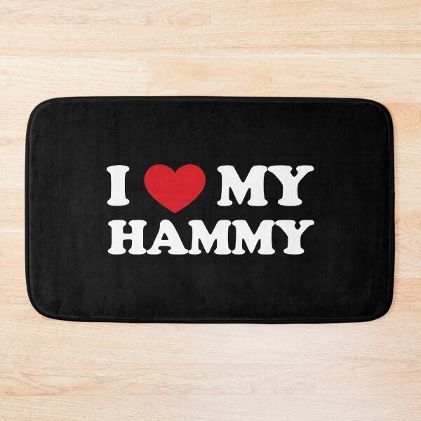 Item preview, I love my hammy /white/ designed and sold by EmeraldeaArt.