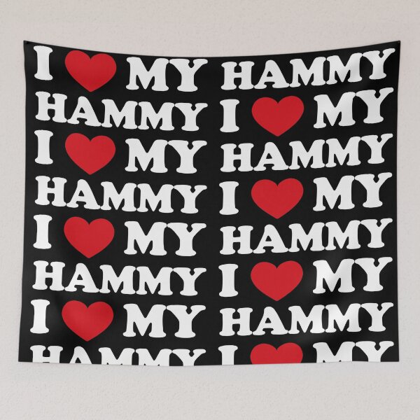 Item preview, I love my hammy /white/ designed and sold by EmeraldeaArt.