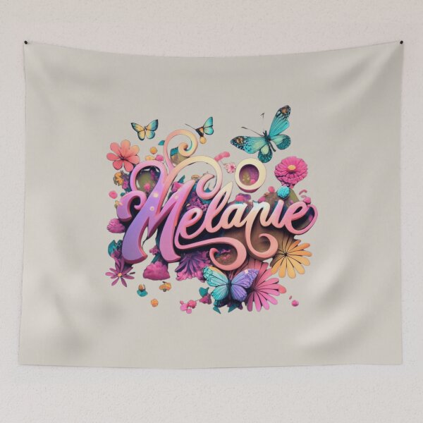 Item preview, melanie with flowers and butterflies designed and sold by OLIHESSEL.