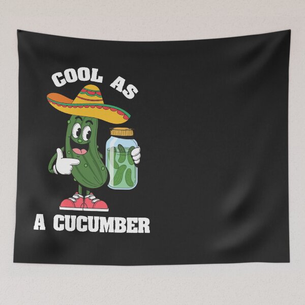 Item preview, Cool as a Cucumber, Funny Food for Cucumber Lovers designed and sold by ELK20.