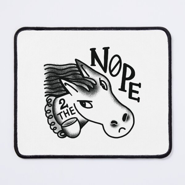 Item preview, Tattoo style  NOPE to the cup with horse designed and sold by jazzydevil.