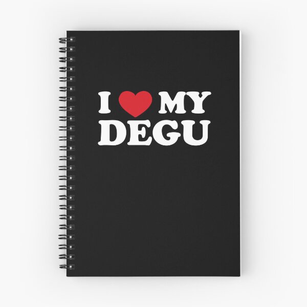 Item preview, I love my degu /white/ designed and sold by EmeraldeaArt.