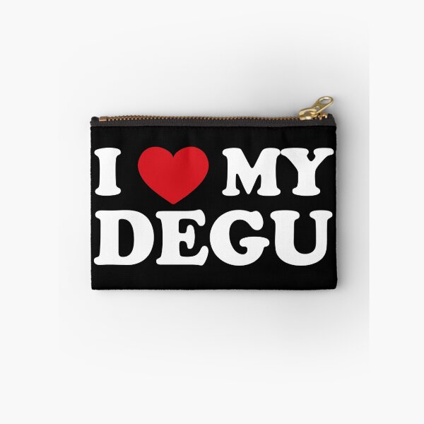 Item preview, I love my degu /white/ designed and sold by EmeraldeaArt.