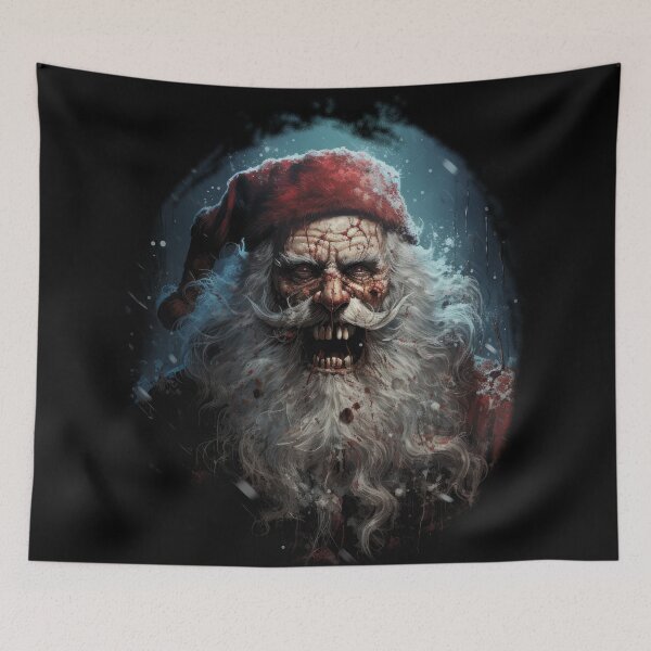 Item preview, Funny Santa Claus Horror Hilarious Christmas  designed and sold by DrawHandArt.