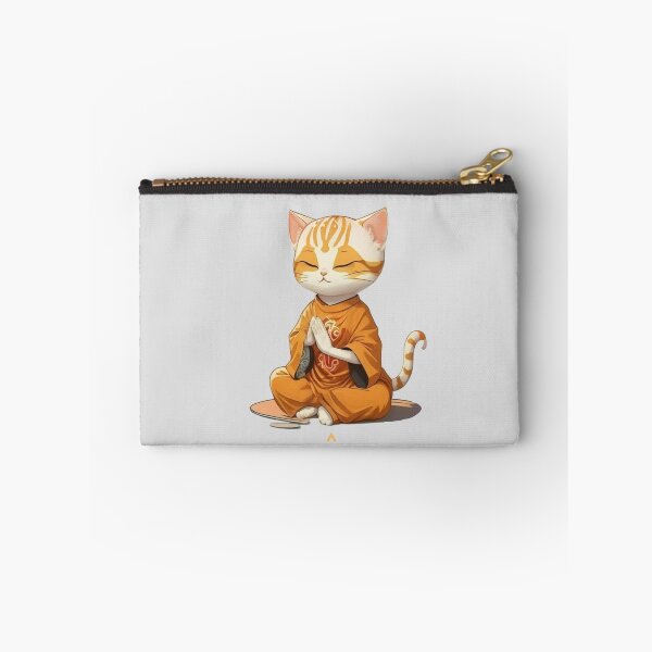 Item preview, Meditating monk cat, Akelarre designed and sold by AkelarreDesigns.