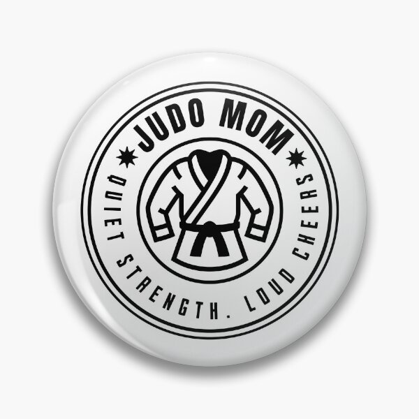 Item preview, Judo Mom quiet strength loud cheers designed and sold by Graffik-Peeps.