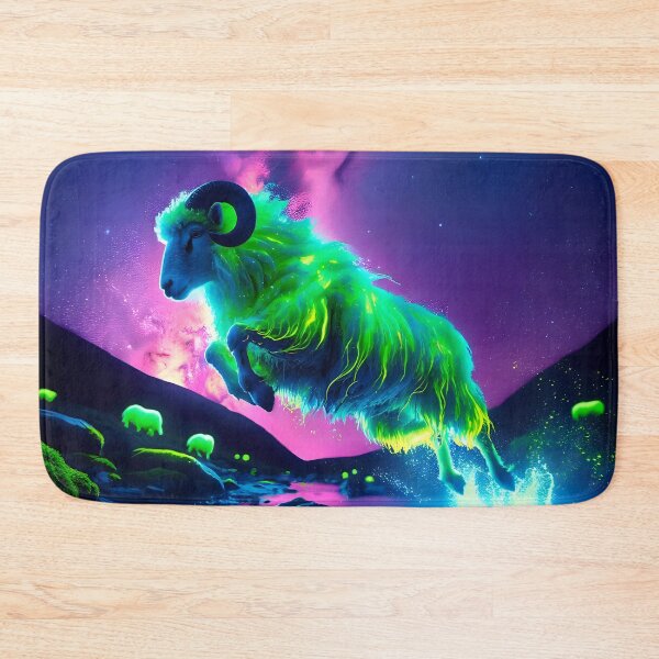 Item preview, Neon Blacklight Style Leap Wall designed and sold by Matt's Artificial Nature.