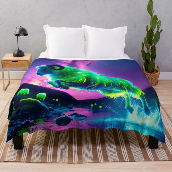 Item preview, Neon Blacklight Style Leap Wall designed and sold by Matt's Artificial Nature.