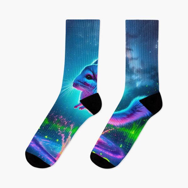 Item preview, Neon Blacklight Style Chinchilla Leap designed and sold by Matt's Artificial Nature.