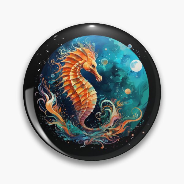 Item preview, Beautiful seahorse for sea animal fans, gift fish designed and sold by Andrea-Design.