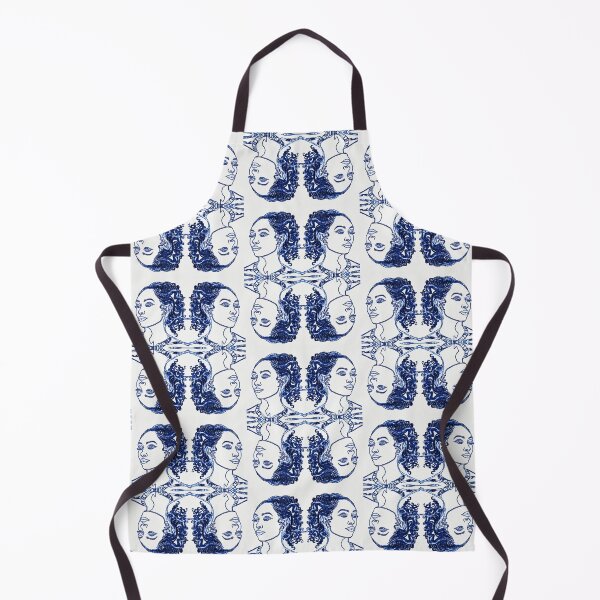 Aperçu de l'œuvre Quatuor Beatnik - Rayures Bretonnes Bleu Indigo créée et vendue par amoribella-blue.