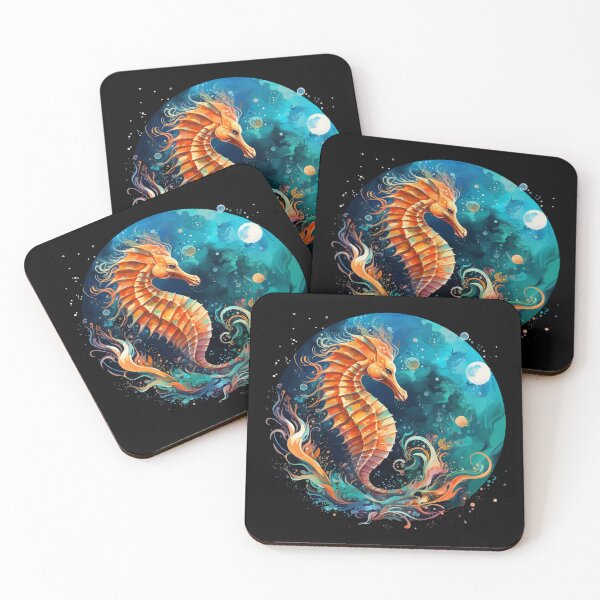 Item preview, Beautiful seahorse for sea animal fans, gift fish designed and sold by Andrea-Design.