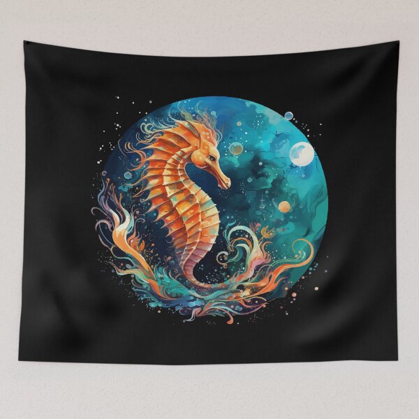 Item preview, Beautiful seahorse for sea animal fans, gift fish designed and sold by Andrea-Design.