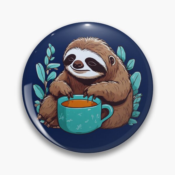 Item preview, The Dozy Brewtime Sloth designed and sold by Journey-North.