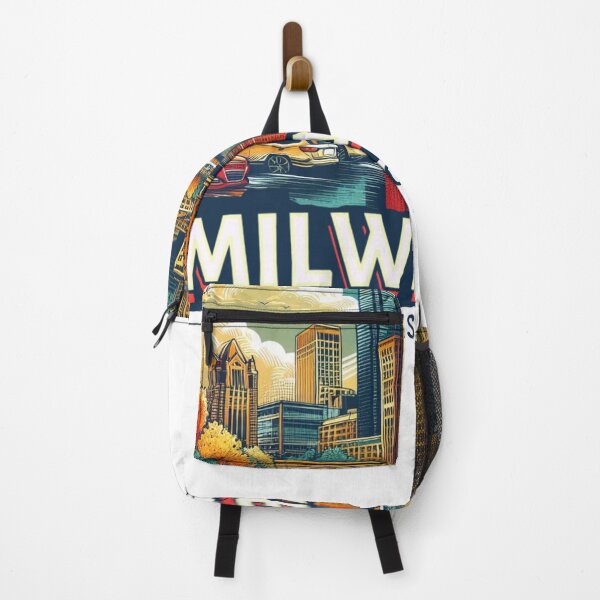 Item preview, Milwaukee Wisconsin Watercolor Illustration designed and sold by PaintMeWorld.
