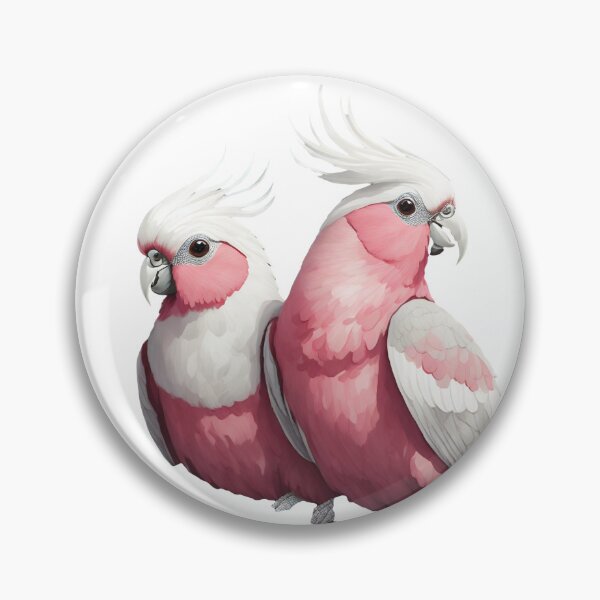 Item preview, Two couples pink galah designed and sold by WAJEDART.