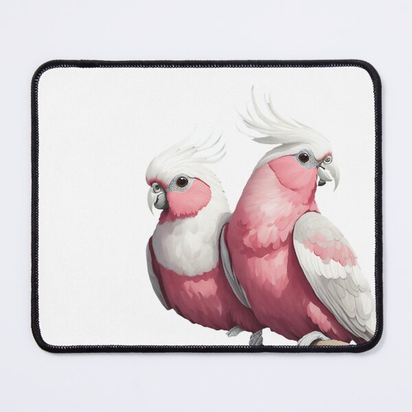 Item preview, Two couples pink galah designed and sold by WAJEDART.