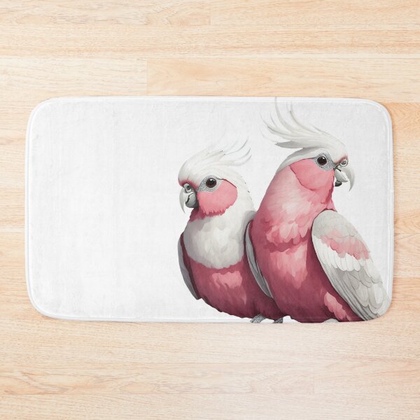 Item preview, Two couples pink galah designed and sold by WAJEDART.