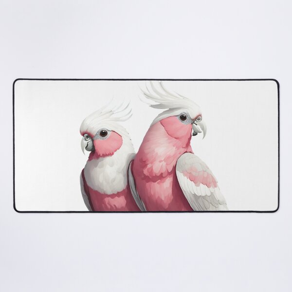 Item preview, Two couples pink galah designed and sold by WAJEDART.