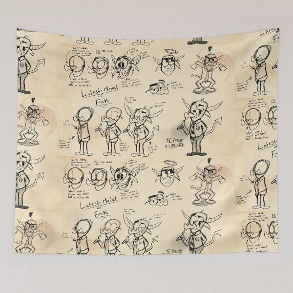 Item preview, Fink Sketches designed and sold by rebmelkon.