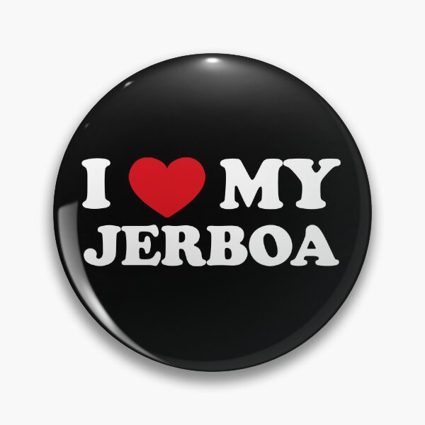 Item preview, I Love My Jerboa /white/ designed and sold by EmeraldeaArt.