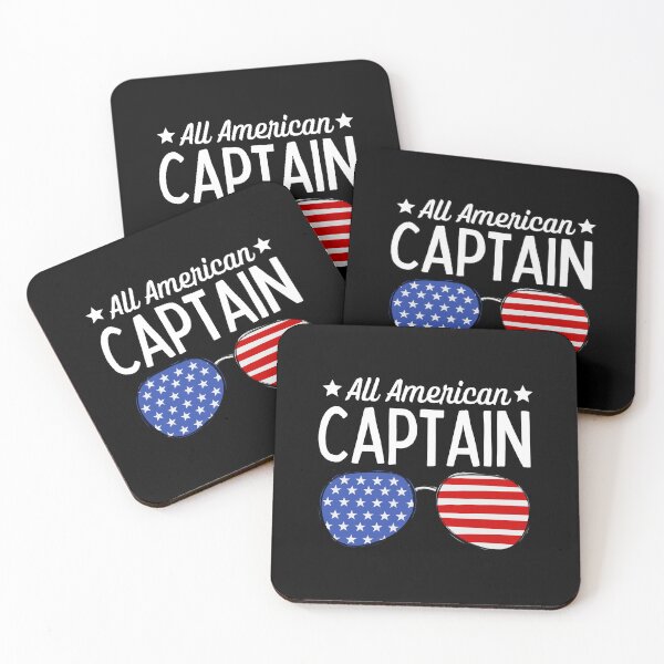 Item preview, All American Captain designed and sold by Beezi Graphix.