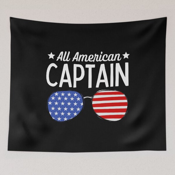 Item preview, All American Captain designed and sold by Beezi Graphix.