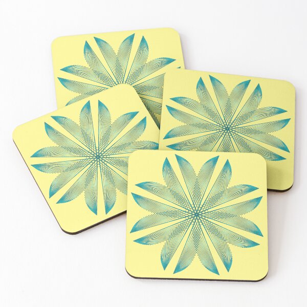 Item preview, Floral pattern on creamy lemon designed and sold by CushyNest.