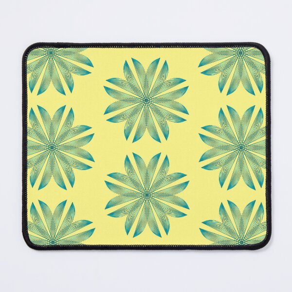 Item preview, Floral pattern on creamy lemon designed and sold by CushyNest.