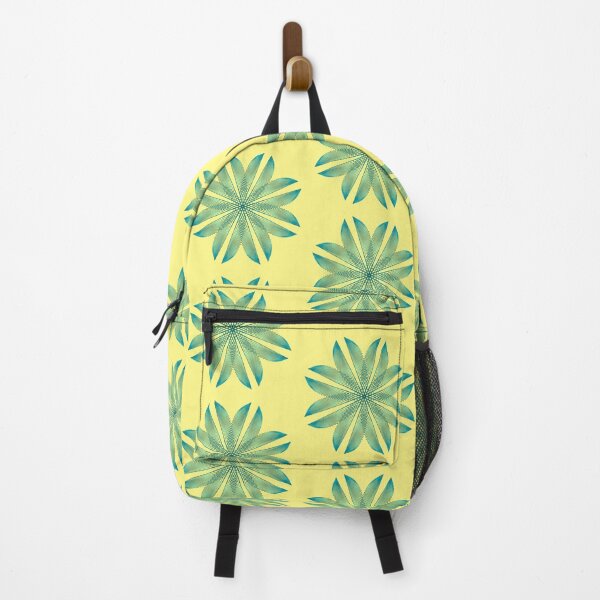 Item preview, Floral pattern on creamy lemon designed and sold by CushyNest.