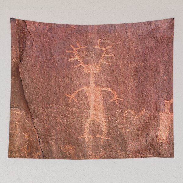 Item preview, Wendigo Petroglyph In Nine Mile Canyon designed and sold by Kevin Wellard.
