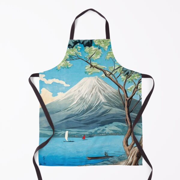Item preview, Japanes woodblock print of Mount Fuji.Takahashi. designed and sold by EdgyEdgeArt.