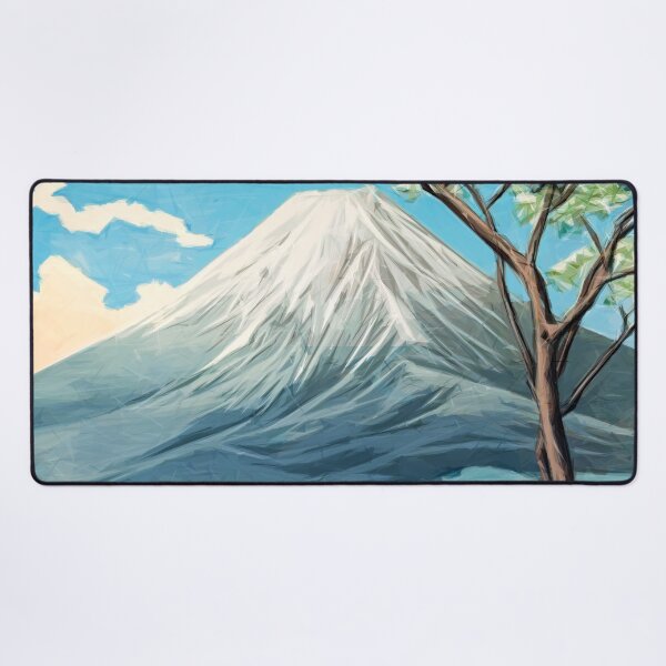 Item preview, Japanes woodblock print of Mount Fuji.Takahashi. designed and sold by EdgyEdgeArt.