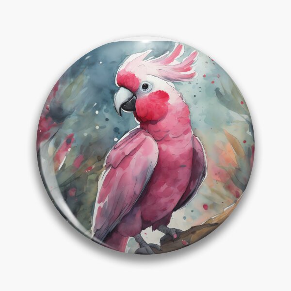 Item preview, pink galah designed and sold by WAJEDART.