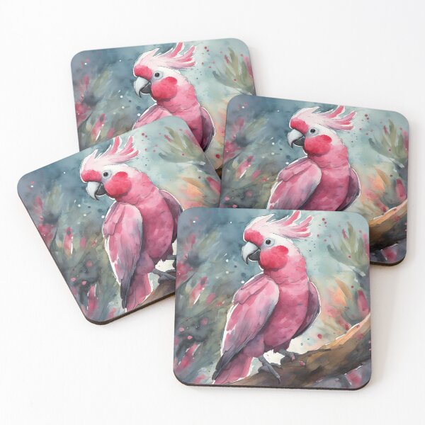 Item preview, pink galah designed and sold by WAJEDART.