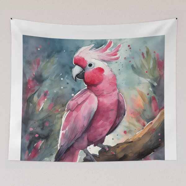 Item preview, pink galah designed and sold by WAJEDART.