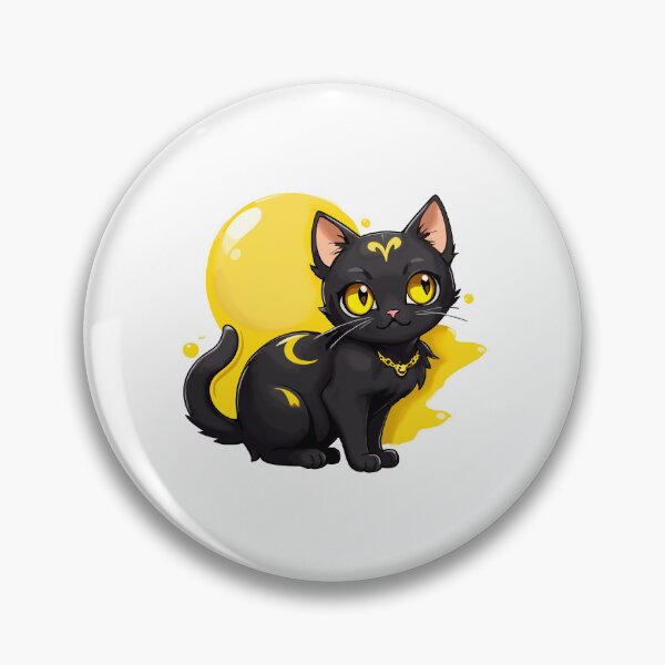 Item preview,  black cat zoning out designed and sold by OmikronStore.