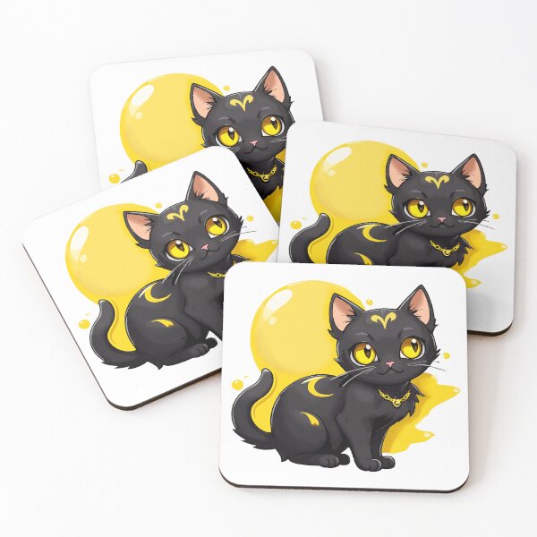 Item preview,  black cat zoning out designed and sold by OmikronStore.