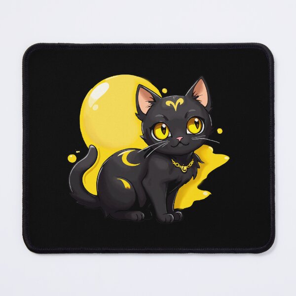 Item preview, black cat zoning out designed and sold by OmikronStore.