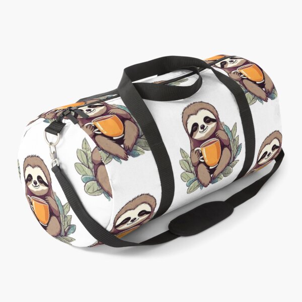 Item preview, Slothful Sips: Cozy Coffee Sloth Illustration designed and sold by Journey-North.