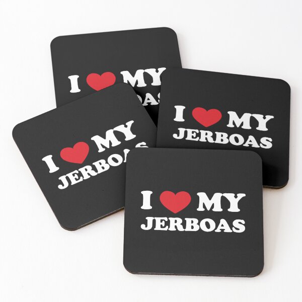 Item preview, I Love My Jerboas /white/ designed and sold by EmeraldeaArt.