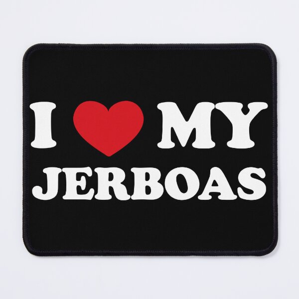 Item preview, I Love My Jerboas /white/ designed and sold by EmeraldeaArt.