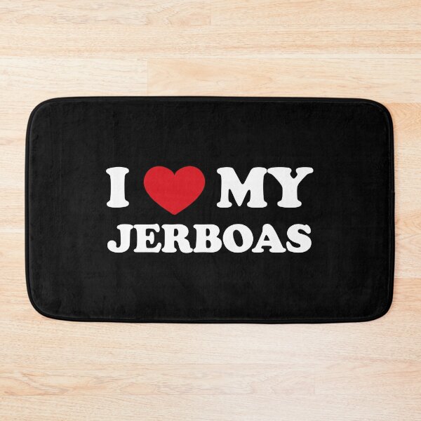 Item preview, I Love My Jerboas /white/ designed and sold by EmeraldeaArt.