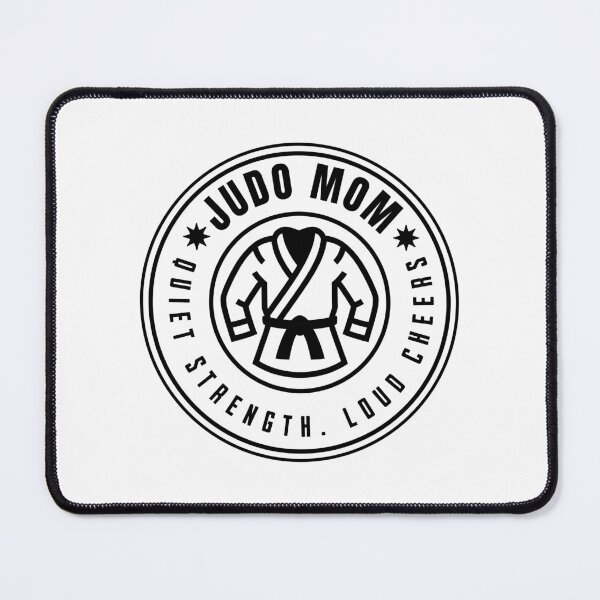 Item preview, Judo Mom quiet strength loud cheers designed and sold by Graffik-Peeps.