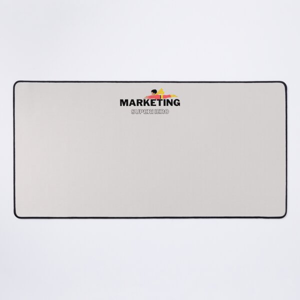 Vista previa del artículo con la obra «El marketing es mi superpoder Mujer Marketing divertido», diseñado y vendido por OSMMerchShop.