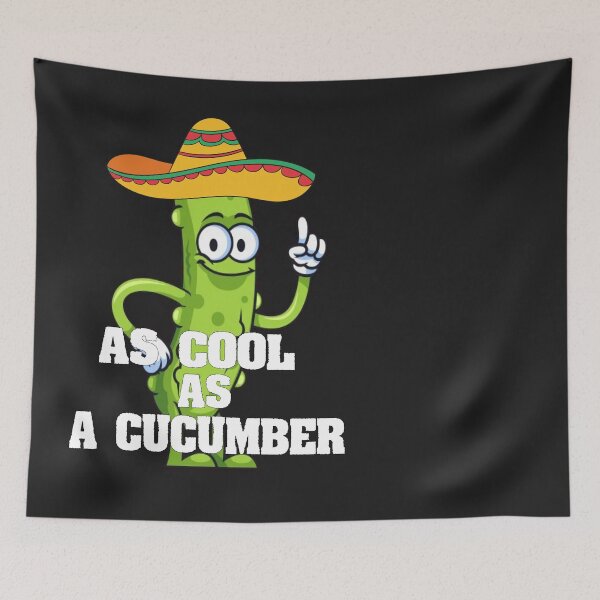 Item preview, Cool as a Cucumber, Funny Food for Cucumber Lovers designed and sold by ELK20.