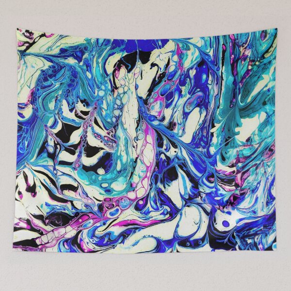 Item preview, Mystic Waters: Mesmeric Odyssey in Poured Acrylic designed and sold by ChakraMonkey.