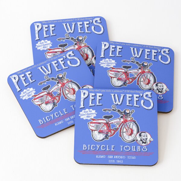 Item preview, Pee Wee's Bicycle Tours Worn Out designed and sold by Alema Art.