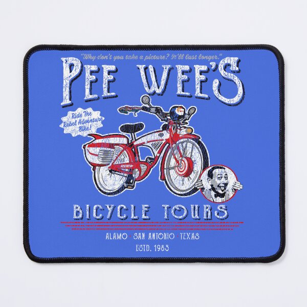 Item preview, Pee Wee's Bicycle Tours Worn Out designed and sold by Alema Art.